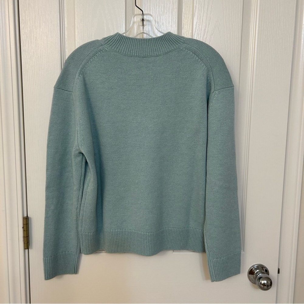 TWP Boy Crewneck Cashmere Sweater in Aqua Size XS - Picture 5 of 8